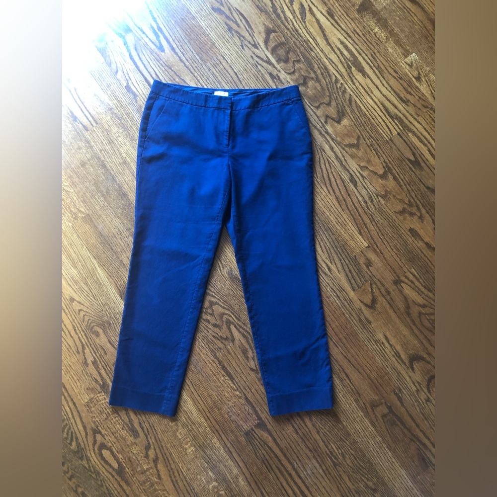 J. Crew Navy Cotton Pants - Size 10